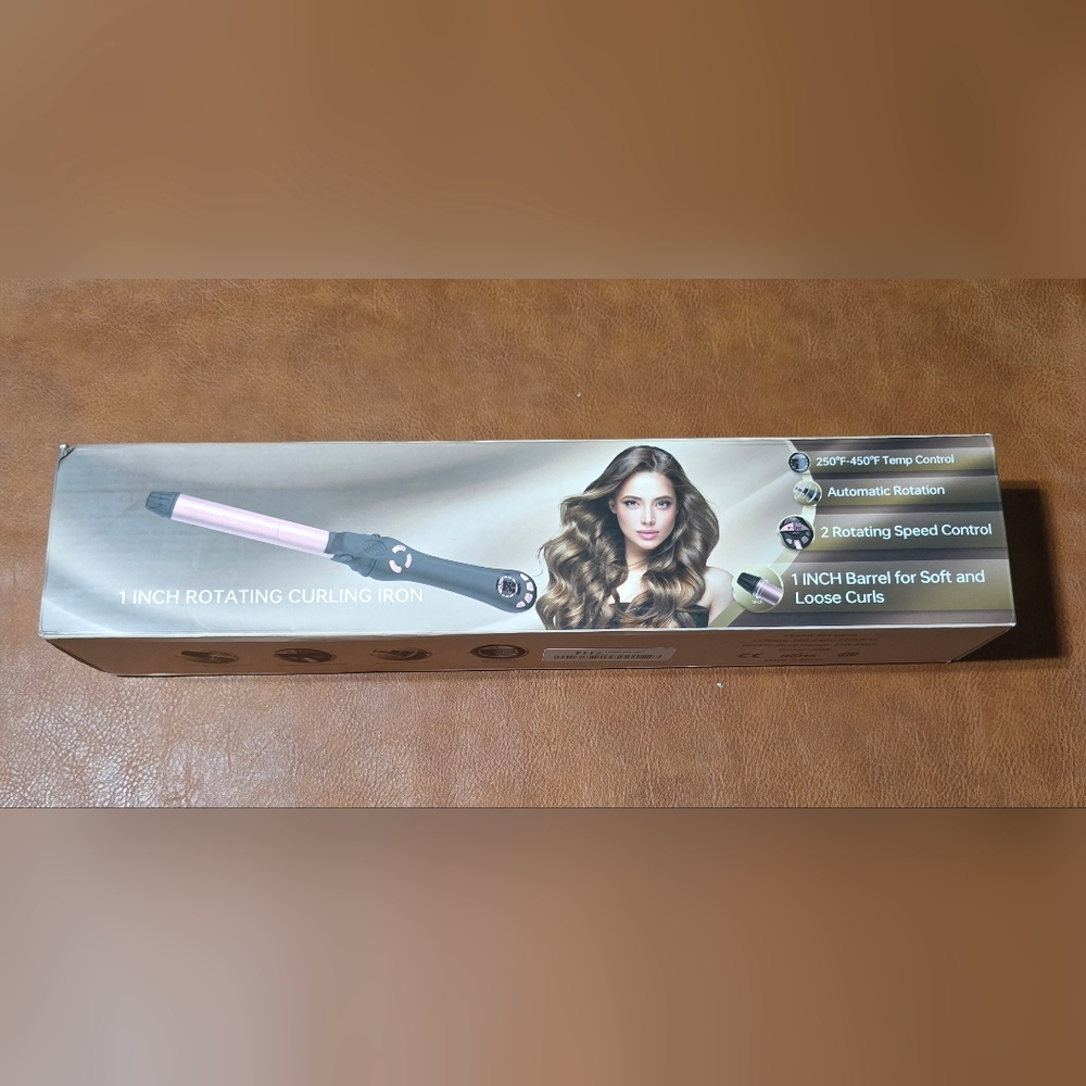 Hittiona 1" rotation curling iron
